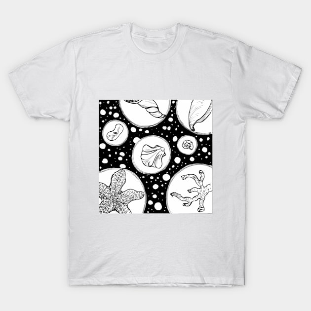 Life Is the Bubbles Under the Sea T-Shirt by paintingbetweenbooks